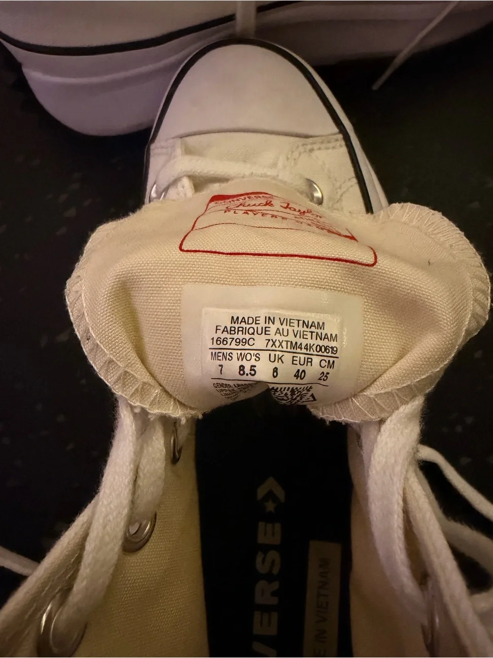 Converse Women's White High-Top Platform Canvas Sneakers with Gum Outsole